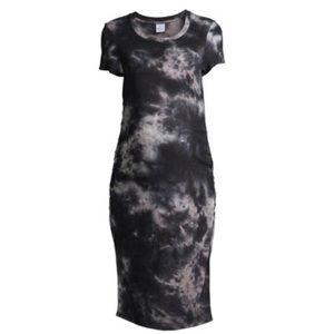SOLD. Maternity Short Sleeve Tie Dye Dress
